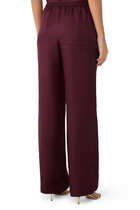 ALERA Wide-Leg Silk Trousers