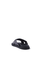Promenade Cross Leather Sandals