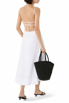 Eco Poplin Strappy Dress