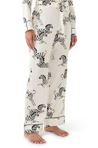 Lila Abalone Turquoise Floral Pyjamas