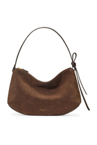 Loop Suede Large Shoulder Bag