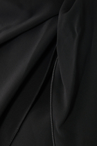 Scarf Satin Dress