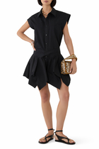 Pre-Styled Cotton Shirtdress
