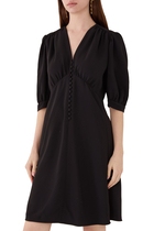 A-Line Crepe Dress