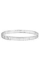 Avenues Choker, 18k White Gold Full Diamond