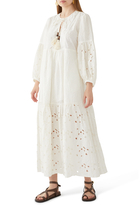 Broderie Maxi Dress