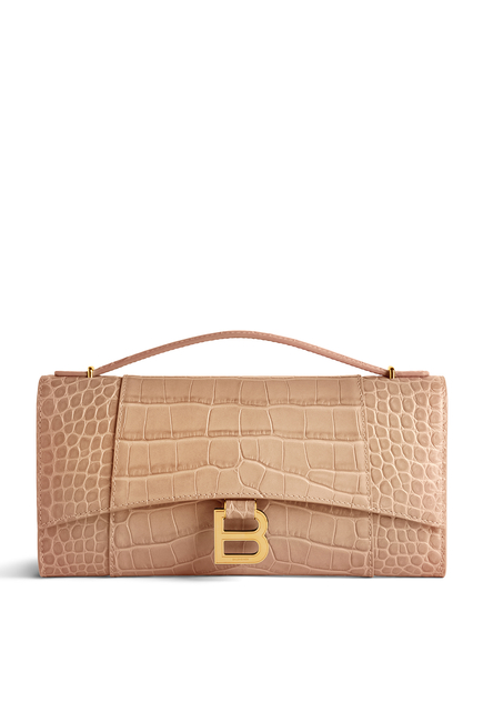 Small Hourglass Top-Handle Bag