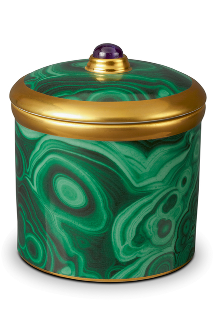 Malachite Candle