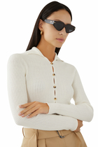 Fendi Roma Havana Geometric Sunglasses