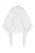 Resilient Draped Back Fitted Shirt