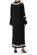 Daha Floral-Embroidered Kaftan