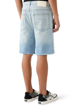 Repaired Denim Shorts
