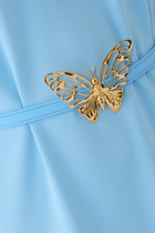 Draped Butterfly Gown
