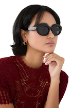 Curvy Cat Eye Sunglasses