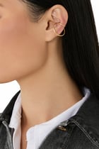 Lou Ear Cuffs, Gold-Plated Stainless Steel