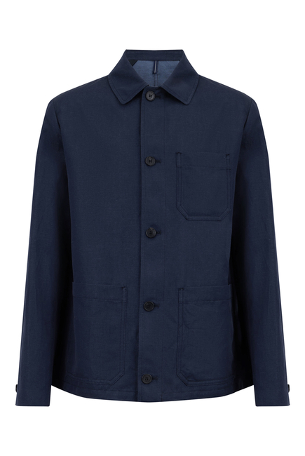 Melange Wool Blouse
