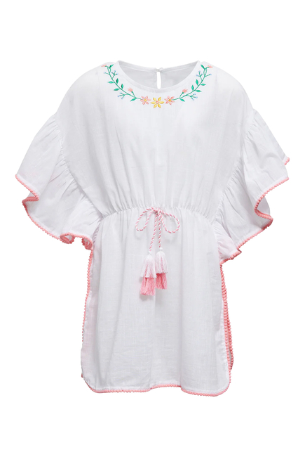 Kids White Spring Fling Cover Up