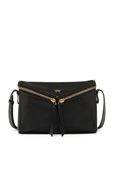 Diamant 3D Goatskin Leather Shoulder Bag