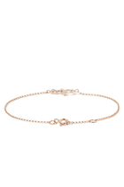Bhebbak Diamond Dot Love Bracelet, 18k Pink Gold & Diamonds