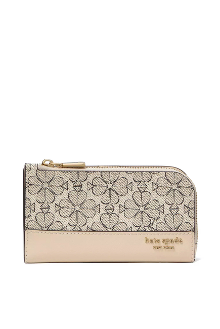 Spade Flower Small Slim Bifold Wallet