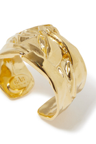 Compression Ring, 24k Gold-Plated Brass