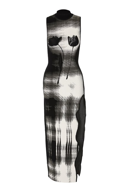 Yuki UV Reactive Wavy Asymmetric Dress