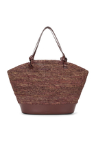 Squillo Raffia Tote Bag