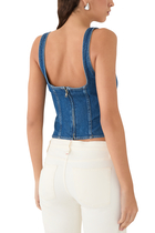 Nayeli Denim Corset Top