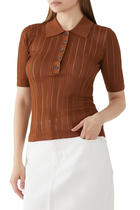 Laddered Rib Polo