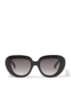 Three-Dot Butterfly Sunglasses