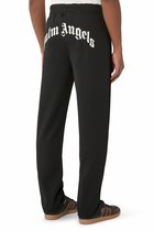 Back Curved Logo Track Pants