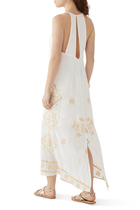 Keyhole Back Midi Dress
