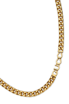 Chain Necklace with Logo Script
