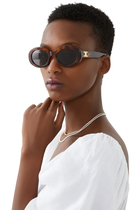 Triomphe Oval Sunglasses