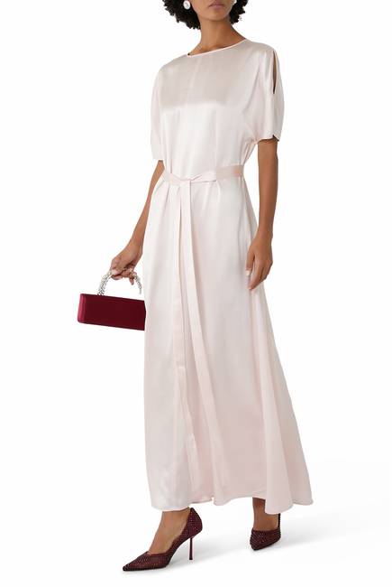 Daviel Silk Satin Dress