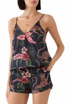 Floral Cami and Shorts Set