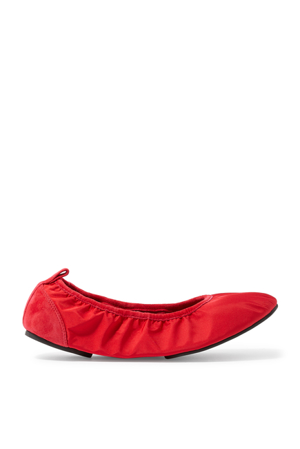 Satin Ballet Flats
