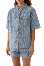 Nostalgia Jacquard Denim T-Shirt