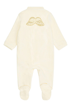 Kids Velour Angel Wing™ Sleepsuit