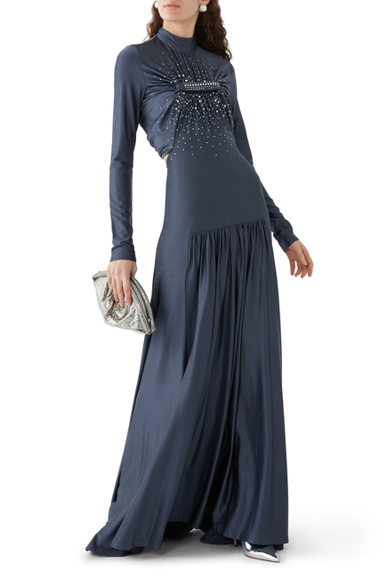 Long Embroidered Dress