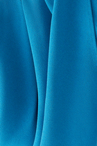 Draped Sleeve Longline Corset Gown