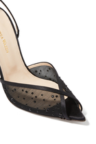 Katy Slingback Mesh Glitz 105 Sandals
