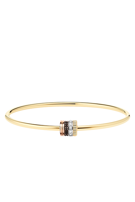 Quatre Classique Diamond Bracelet, 18k Mix Gold & Diamonds