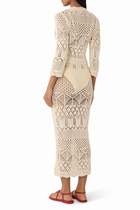 Dovie Pointelle Knit Dress