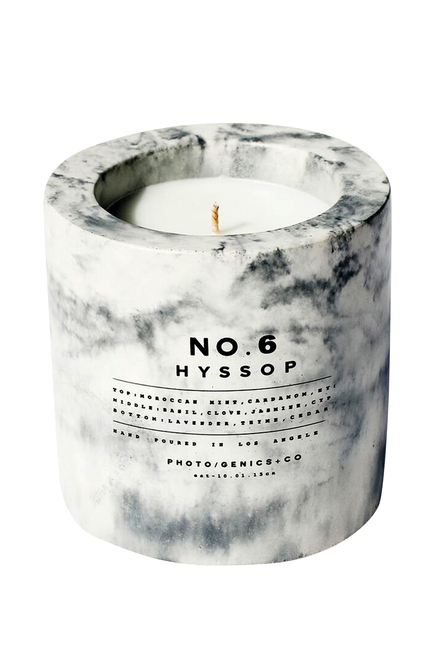 6 Concrete Candle (Hyssop)