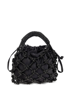 Small Macrame Crystal Bag