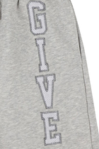 Kids Embroidered Logo Fleece Shorts