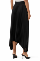 Ade Knit Weave Plissé Skirt