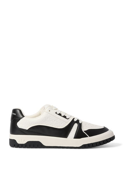 Sneakers with Contrasting Inserts