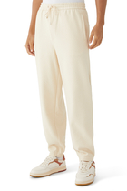 Micro EA Text Logo Drawstring Joggers